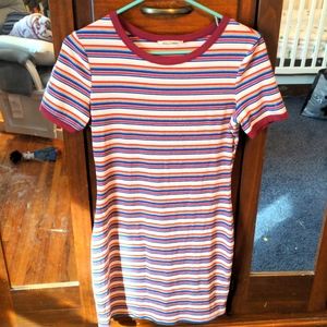 Bear Dance ribbed stripe dress